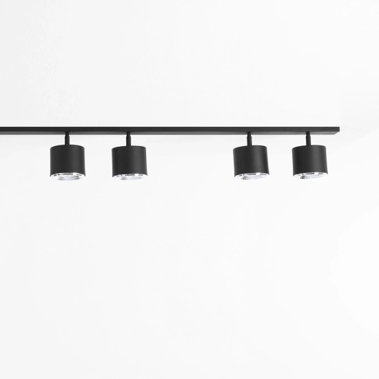 Lampa sufitowa 6-PŁ czarna BOT 1047PL_K ALDEX - zdjęcie dodatkowe 4