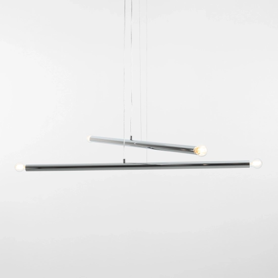 Lampa Wisząca TUBO 4 Chrom 1072L4 Aldex - zdjęcie dodatkowe 2