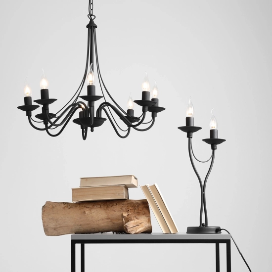 Lampa wisząca RÓŻA CZARNA 397P1 ALDEX - zdjęcie dodatkowe 5