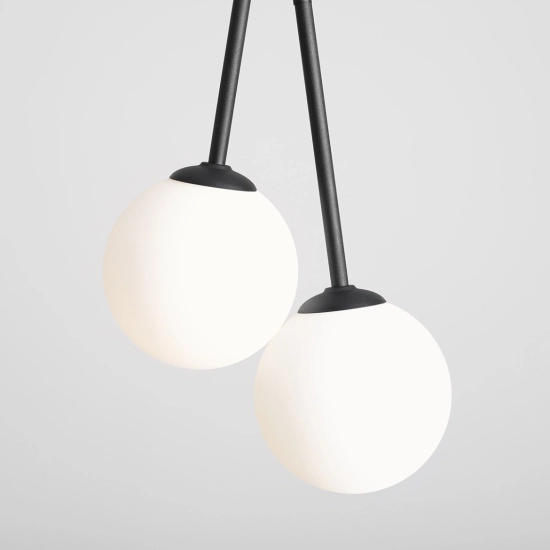 LAMPA WISZĄCA BOSSO 4 BLACK 1087L1 ALDEX - zdjęcie dodatkowe 4