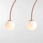 LAMPA WISZĄCA UNA 4 CORAL S 1116L11_S Aldex - zdjęcie dodatkowe 2