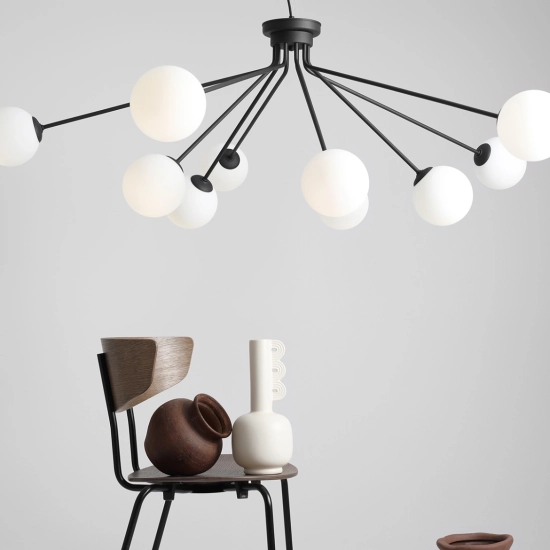 Lampa wisząca HOLM black X 1082M1 ALDEX - zdjęcie dodatkowe 2
