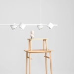 Lampa wisząca 6-PŁ BOT WHITE 1046K ALDEX - zdjęcie dodatkowe 1