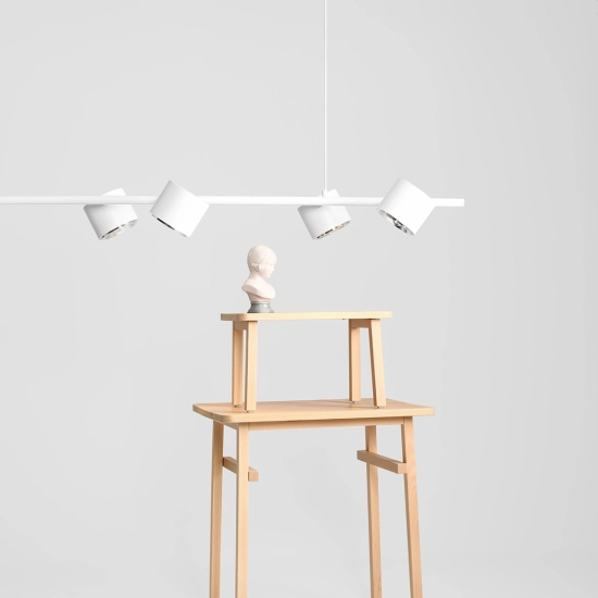 Lampa wisząca 6-PŁ BOT WHITE 1046K ALDEX - zdjęcie dodatkowe 1