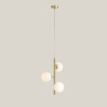 Lampa Wisząca Fin 3 Mosiądz S 1120E40_S Aldex - zdjęcie dodatkowe 5