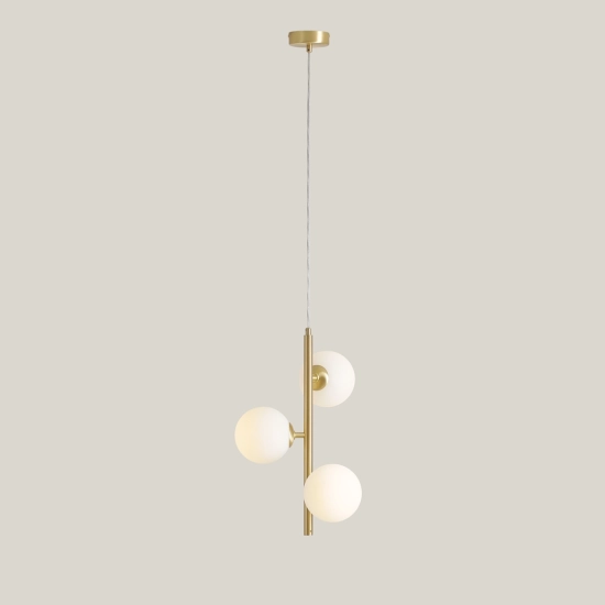 Lampa Wisząca Fin 3 Mosiądz S 1120E40_S Aldex - zdjęcie dodatkowe 5