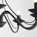 Lampa wisząca RÓŻA CZARNA 397P1 ALDEX - zdjęcie dodatkowe 2