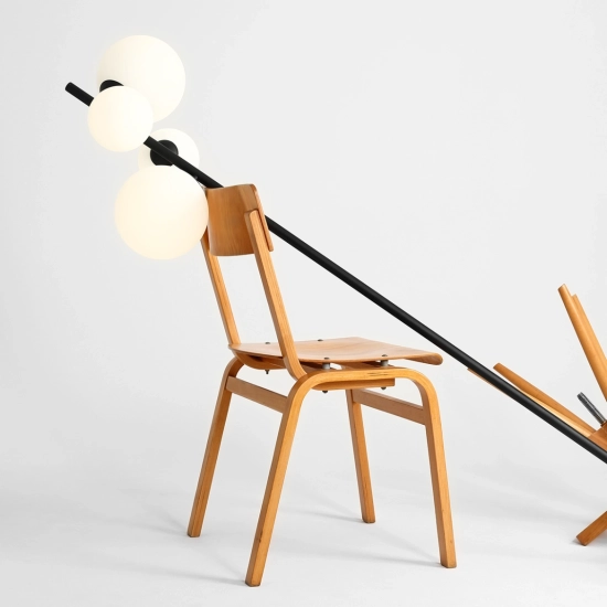 LAMPA STOJĄCA BLOOM BLACK 1091A1 ALDEX - zdjęcie dodatkowe 4