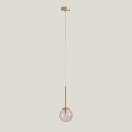 Lampa Wisząca BOSSO MINI 14 Wielokolorowy (pudrowy Róż) Żarówka W Zestawie 1119XXS40_BR Aldex - zdjęcie dodatkowe 4
