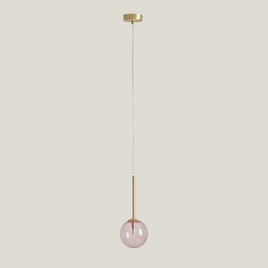 Lampa Wisząca BOSSO MINI 14 Wielokolorowy (pudrowy Róż) Żarówka W Zestawie 1119XXS40_BR Aldex - zdjęcie dodatkowe 4