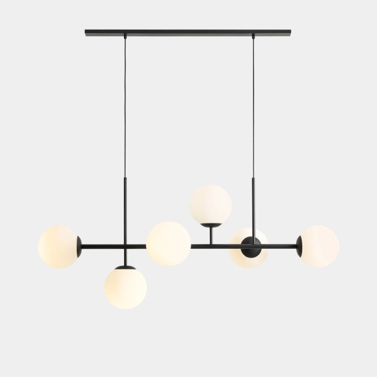 Lampa Wisząca Fin 6 Czarny 1120K1 Aldex - zdjęcie dodatkowe 1