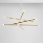 LAMPA WISZĄCA TUBO 10 BRASS 1072M40 ALDEX - zdjęcie dodatkowe 6