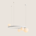 Lampa Wisząca GARDA 5 RING Biały 1099F_R Aldex - zdjęcie dodatkowe 1