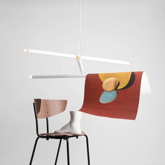 Lampa Wisząca TUBO 6 Biały 1072K Aldex - zdjęcie dodatkowe 5