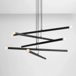 ŻYRANDOL 10-PŁ TUBO BLACK 1072M1 ALDEX - zdjęcie dodatkowe 5