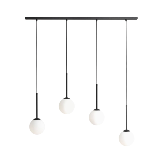LAMPA WISZĄCA BOSSO 4 BLACK 1087L1 ALDEX - zdjęcie dodatkowe 6