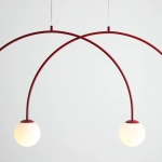 Lampa Wisząca Una 4 Bordowy S 1116L15_S Aldex - zdjęcie dodatkowe 3