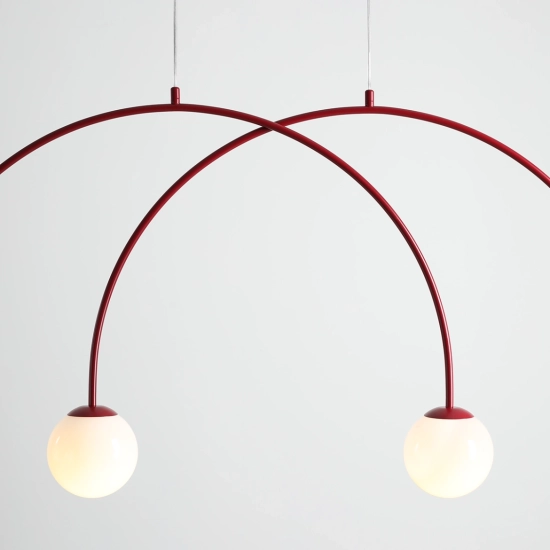 Lampa Wisząca Una 4 Bordowy S 1116L15_S Aldex - zdjęcie dodatkowe 3