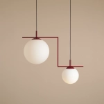 LAMPA WISZĄCA ZAC 2 RED WINE MATTE 1038H15_2 Aldex - zdjęcie dodatkowe 1