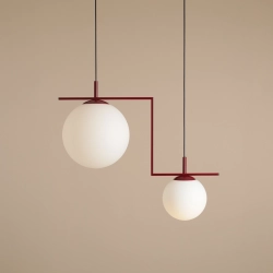 LAMPA WISZĄCA ZAC 2 RED WINE MATTE 1038H15_2 Aldex - zdjęcie dodatkowe 1