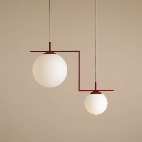 LAMPA WISZĄCA ZAC 2 RED WINE MATTE 1038H15_2 Aldex - zdjęcie dodatkowe 1