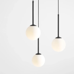 LAMPA WISZĄCA BOSSO 3 RING BLACK 1087E1_R ALDEX - zdjęcie dodatkowe 1