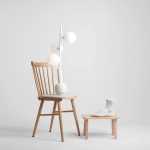 Lampa Wisząca Fin 3 Biały S 1120E_S Aldex - zdjęcie dodatkowe 3