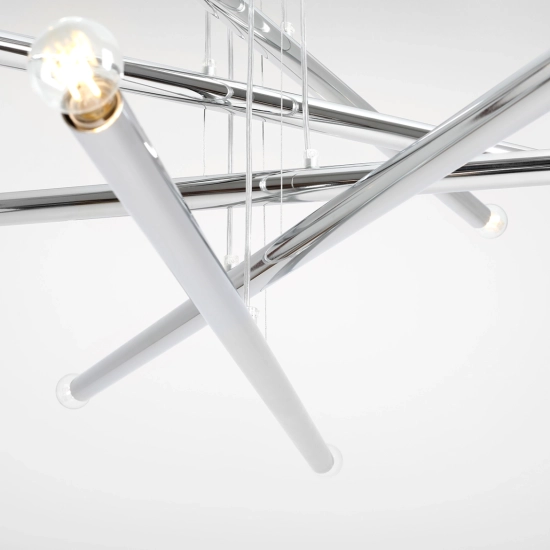 Lampa Wisząca TUBO 10 Chrom 1072M4 Aldex - zdjęcie dodatkowe 3