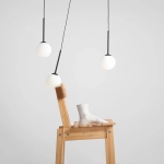 LAMPA WISZĄCA BOSSO 3 BLACK 1087E_1 ALDEX - zdjęcie dodatkowe 3