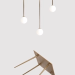 Lampa wisząca PINNE gold M 1080PL_G30_M ALDEX - zdjęcie dodatkowe 5