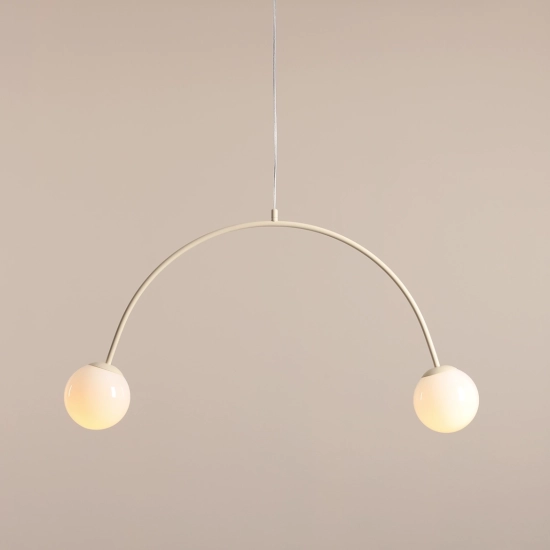 Lampa Wisząca Una 2 Kremowy 1116H9 Aldex - zdjęcie dodatkowe 2