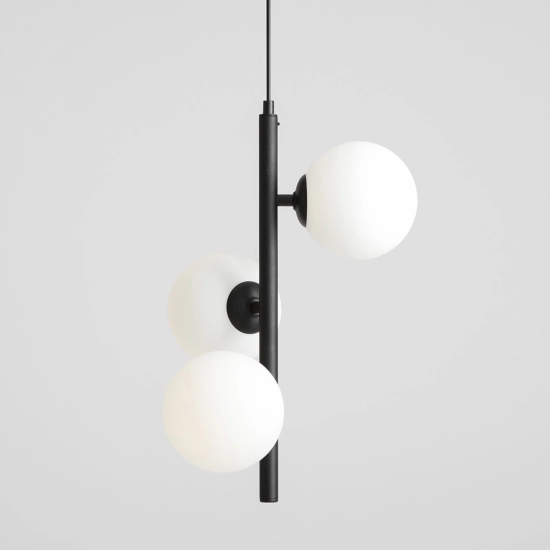 Lampa Wisząca Fin 3 Czarny S 1120E1_S Aldex - zdjęcie dodatkowe 2