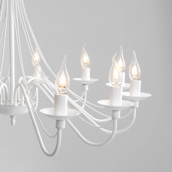 Lampa wisząca RÓŻA BIAŁA 397R ALDEX - zdjęcie dodatkowe 4