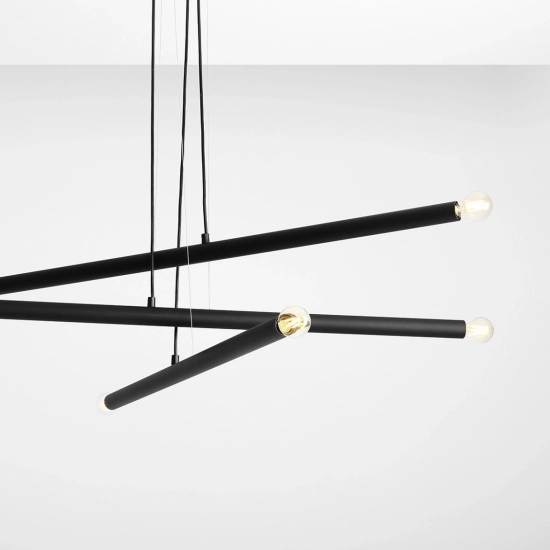 LAMPA WISZĄCA TUBO 6 BLACK 1072K1 ALDEX - zdjęcie dodatkowe 5