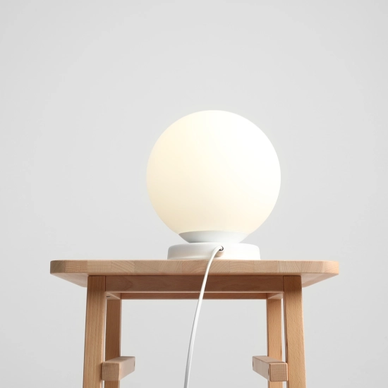 Lampa stołowa BALL white M 1076B_M ALDEX - zdjęcie dodatkowe 3