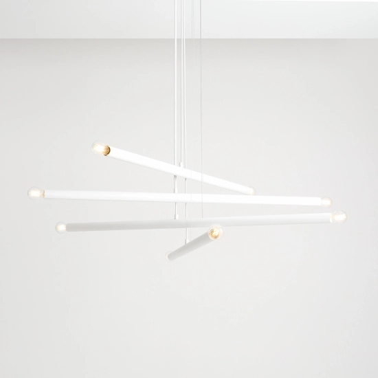 Lampa Wisząca TUBO 8 Biały 1072P Aldex - zdjęcie dodatkowe 5