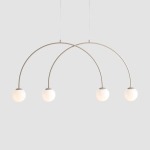 LAMPA WISZĄCA UNA 4 BEIGE S 1116L17_S Aldex - zdjęcie dodatkowe 3