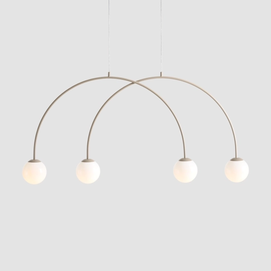LAMPA WISZĄCA UNA 4 BEIGE S 1116L17_S Aldex - zdjęcie dodatkowe 3