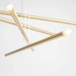 LAMPA WISZĄCA TUBO 8 BRASS 1072P40 ALDEX - zdjęcie dodatkowe 3