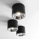 PLAFON 1-PŁ BOT BLACK 1047PL/G ALDEX - zdjęcie dodatkowe 2