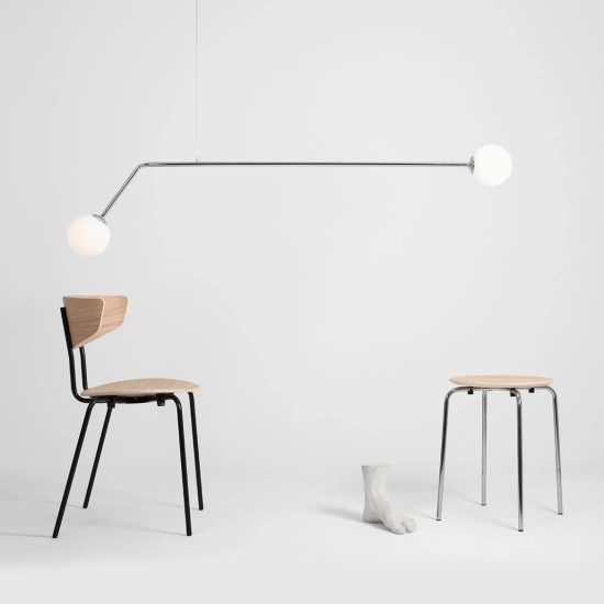 LAMPA WISZĄCA PURE CHROME 1064H4 ALDEX - zdjęcie dodatkowe 1