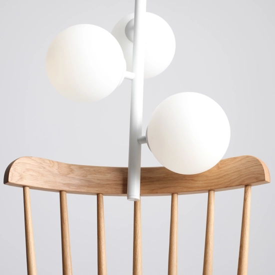 Lampa Wisząca Fin 3 Biały S 1120E_S Aldex - zdjęcie dodatkowe 4