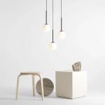 LAMPA WISZĄCA BOSSO 3 RING BLACK 1087E1_R ALDEX - zdjęcie dodatkowe 3