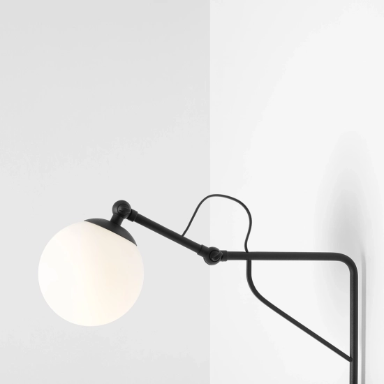 KINKIET SOHO GLASS MAŁY BLACK 1105C1_M ALDEX - zdjęcie dodatkowe 3