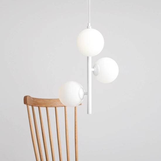 Lampa Wisząca Fin 3 Biały S 1120E_S Aldex - zdjęcie dodatkowe 1
