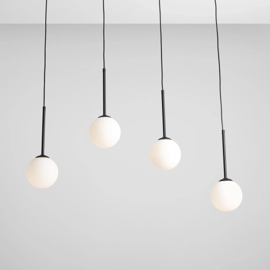 LAMPA WISZĄCA BOSSO 4 BLACK 1087L1 ALDEX - zdjęcie dodatkowe 3