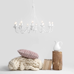 Lampa wisząca RÓŻA BIAŁA 397R ALDEX - zdjęcie dodatkowe 1