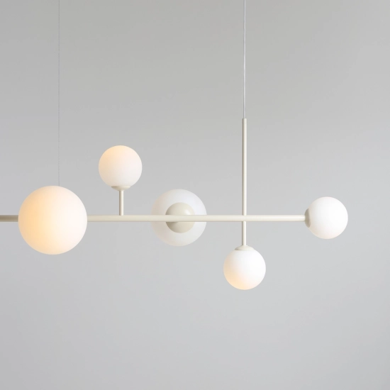 Lampa Wisząca DIONE 6 Kremowy 1092K9 Aldex - zdjęcie dodatkowe 3