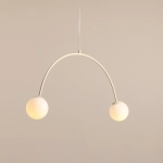 Lampa Wisząca Una 2 Kremowy 1116H9 Aldex - zdjęcie dodatkowe 1