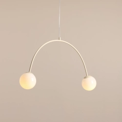 Lampa Wisząca Una 2 Kremowy 1116H9 Aldex - zdjęcie dodatkowe 1